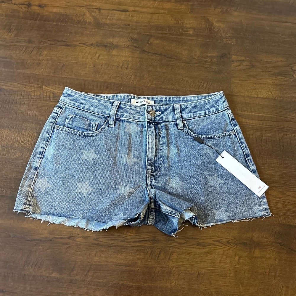VIGOSS Ace High Rise Star Short Size 28 - Picture 3 of 5